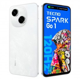 Tecno Spark Go 1 KL4 128GB 4GB RAM Dual SIM Tela 6.67" - Branco