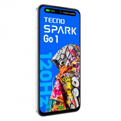 Tecno Spark Go 1 KL4 128GB 4GB RAM Dual SIM Tela 6.67" - Branco
