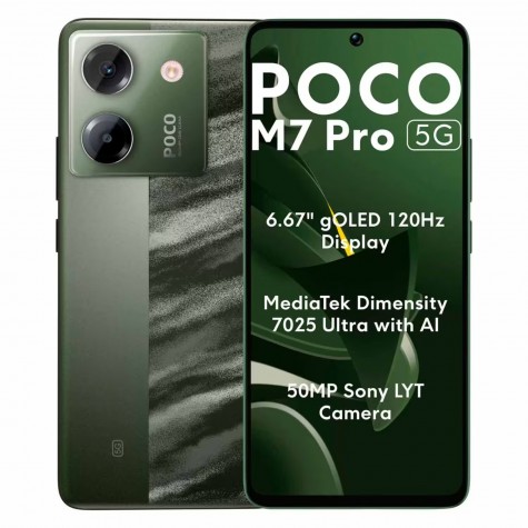 Xiaomi Poco M7 Pro 5G Global 256GB 12GB RAM - Verde