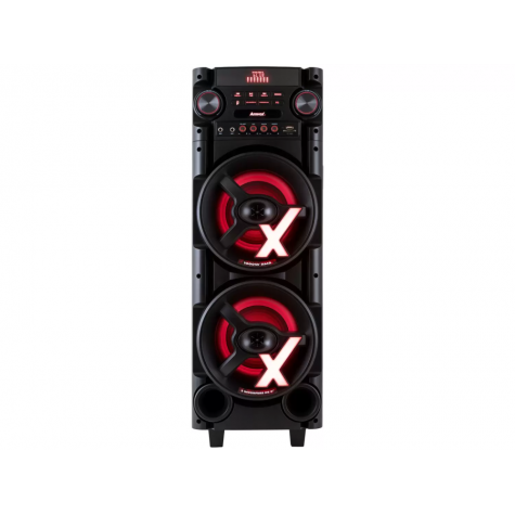 Caixa Amplificada Amvox ACA 1000 New X, 1000W, Bluetooth, Bivolt Preta