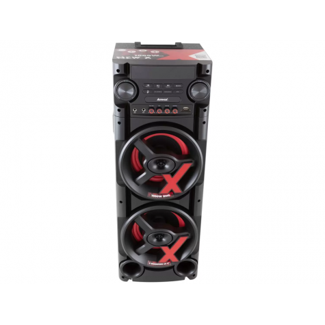 Caixa Amplificada Amvox ACA 1000 New X, 1000W, Bluetooth, Bivolt Preta