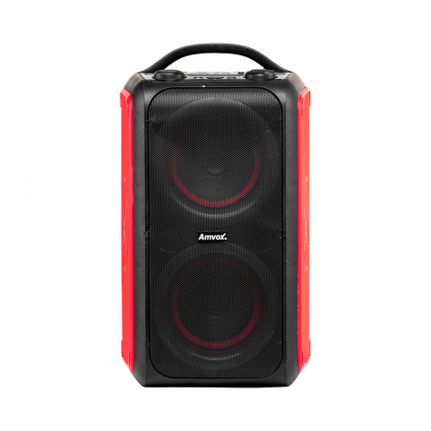 Caixa Amplificada Amvox ACA 600 BAGVOX, 600W, Bluetooth, Bivolt, Vermelho