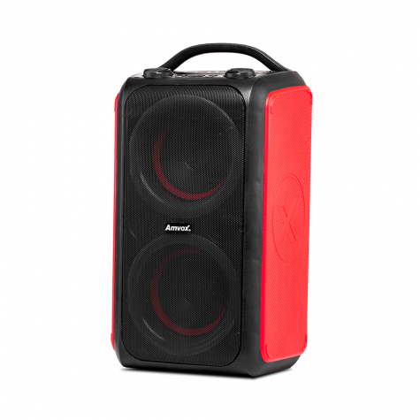 Caixa Amplificada Amvox ACA 600 BAGVOX, 600W, Bluetooth, Bivolt, Vermelho