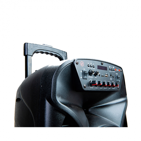 Caixa Amplificada Amvox ACA 480 Viper II, 480W RMS, Bluetooth, Iluminação LED, Bivolt Preta